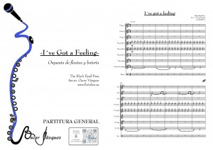 Black eyed partitura flauta orquesta