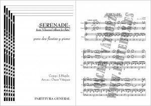 Peter Wastall Serenata Haydn Canciones flauta faciles 