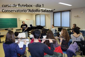 Curso de Flutebox - Conservatorio Madrid 01