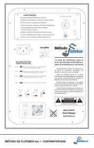 Método de Flutebox Vol. 1 Contraportada