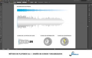 Características del Método de Flutebox Vol.1 Diseño de iconos y encabezados