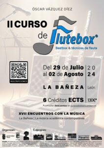 Cartel II Curso de flutebox en La Bañeza 2024